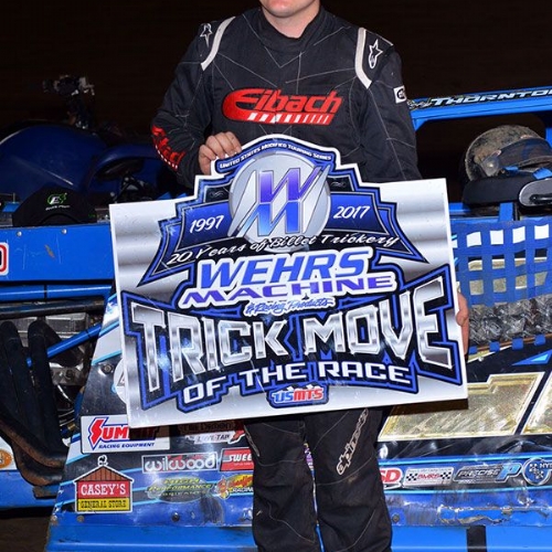 Ricky Thornton Jr. won the Wehrs Machine & Racing Products 